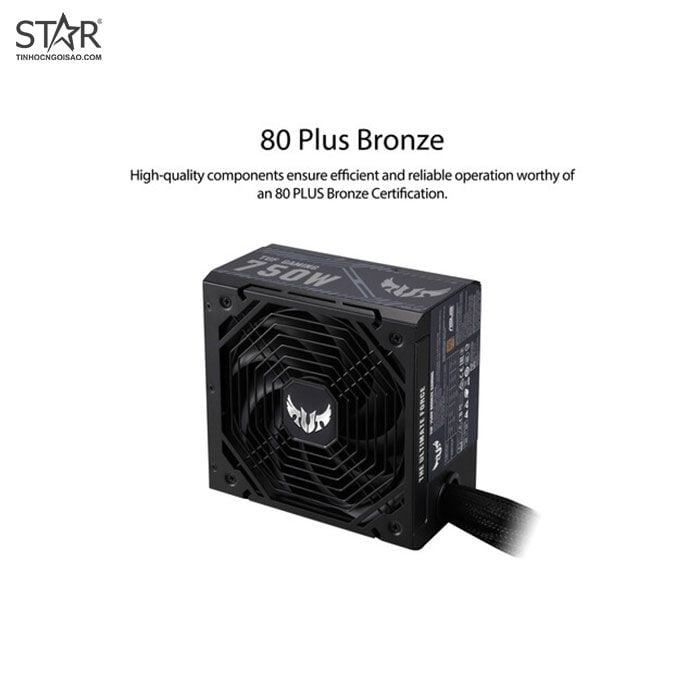 Nguồn Asus TUF Gaming 750W 80 Plus Bronze (90YE00D0-B0NA00)