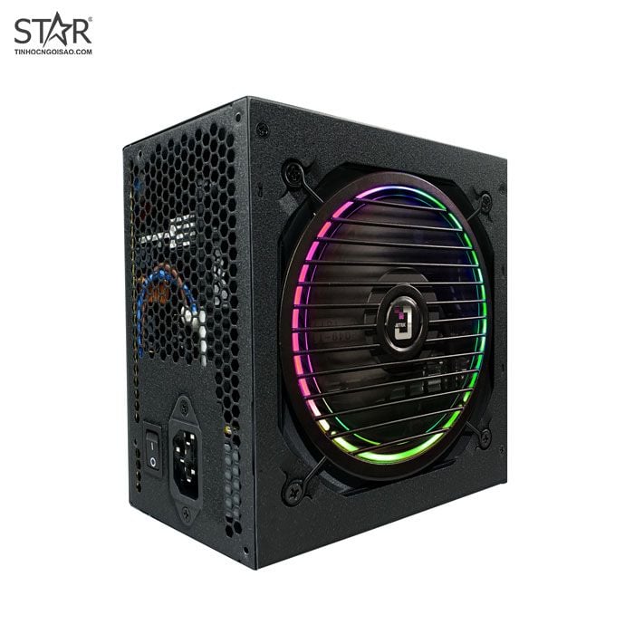 Nguồn Jetek 650W E650 Extreme RGB 80 Plus Gold + Dây Nguồn