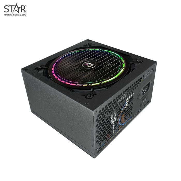 Nguồn Jetek 650W E650 Extreme RGB 80 Plus Gold + Dây Nguồn