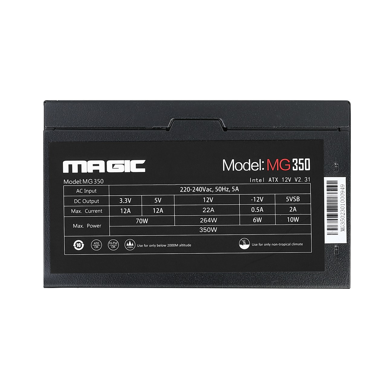 Nguồn máy tính 350W Magic MG-350