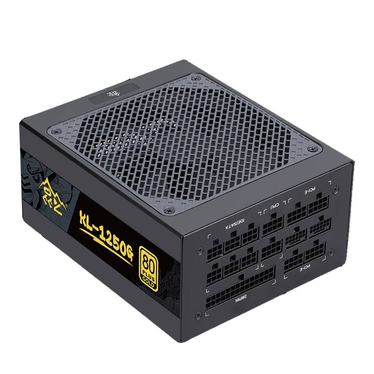 Nguồn máy tính 1250W Segotep KL1250G (80 Plus Gold, Full Modular, Đen)