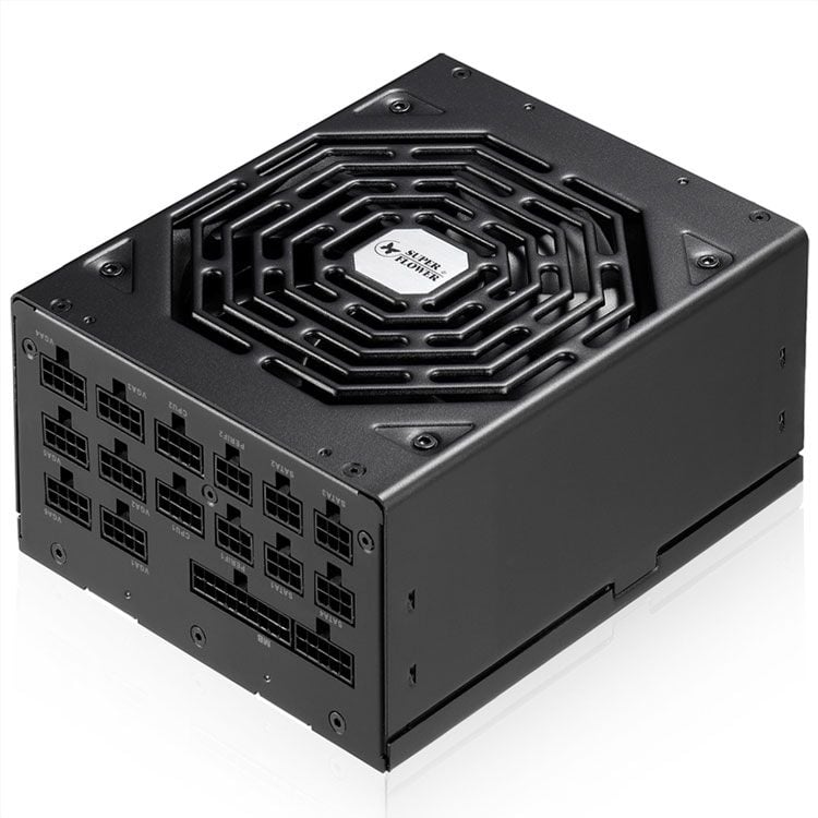 Nguồn máy tính Super Flower Leadex Platinum SE - Đen | 1000W, 80 Plus Platinum (SF-1000F14MP)