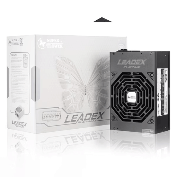  Nguồn máy tính Super Flower Leadex 1600W 80 Plus Platinum (SF-1600F14HP) - Đen | Full Modular, ATX 