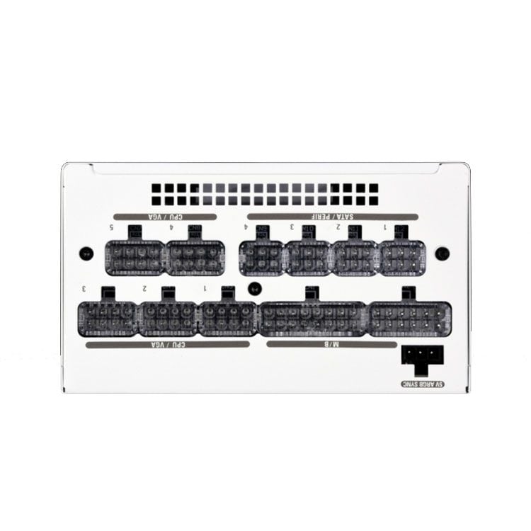 Nguồn Super Flower Leadex III 850W White | 80 Plus Gold, PCIe 5.0, ARGB, Trắng