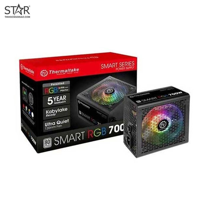 Nguồn Thermaltake Smart RGB 700W 80 Plus White (PS-SPR-0700NHSAW)