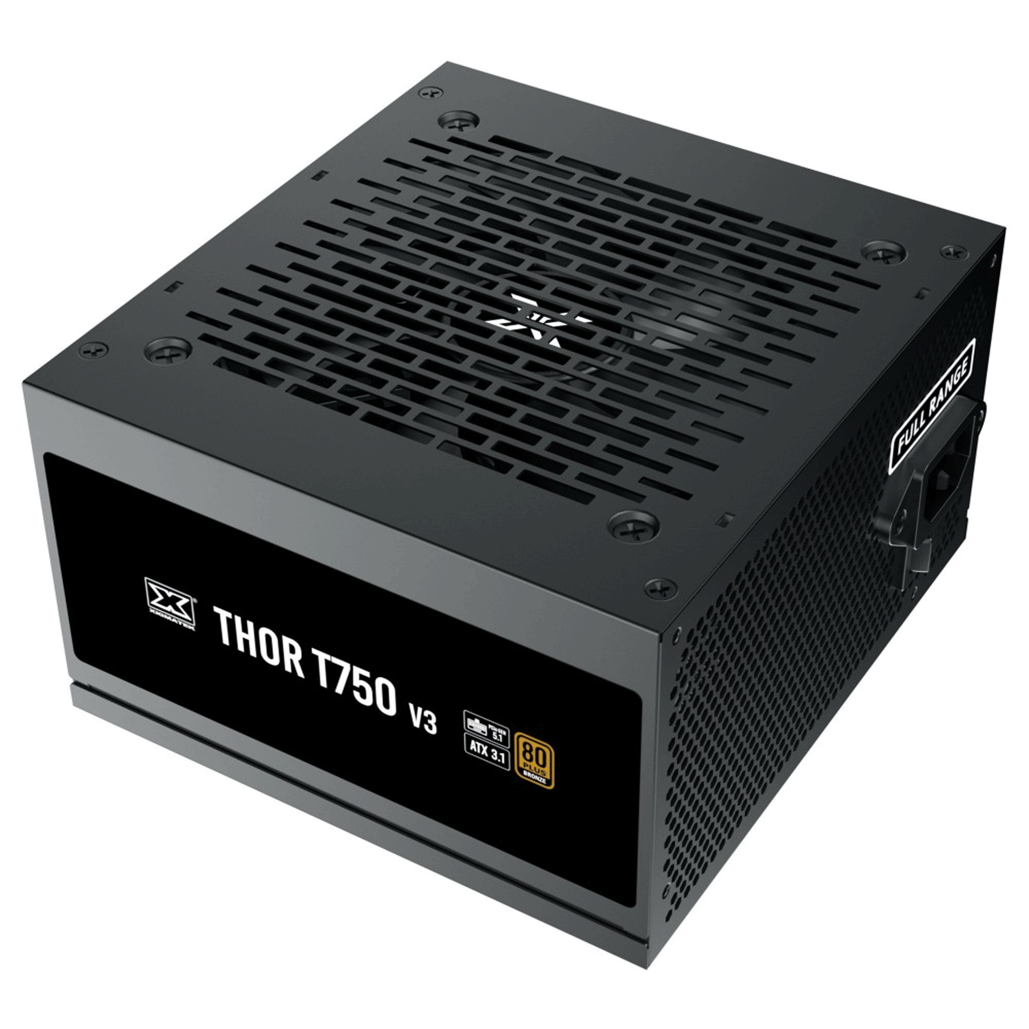 Nguồn Xigmatek Thor T750 V3 750W | 80 Plus Bronze, PCIe Gen 5.1, ATX 3.1, 100% cáp dẹt đen