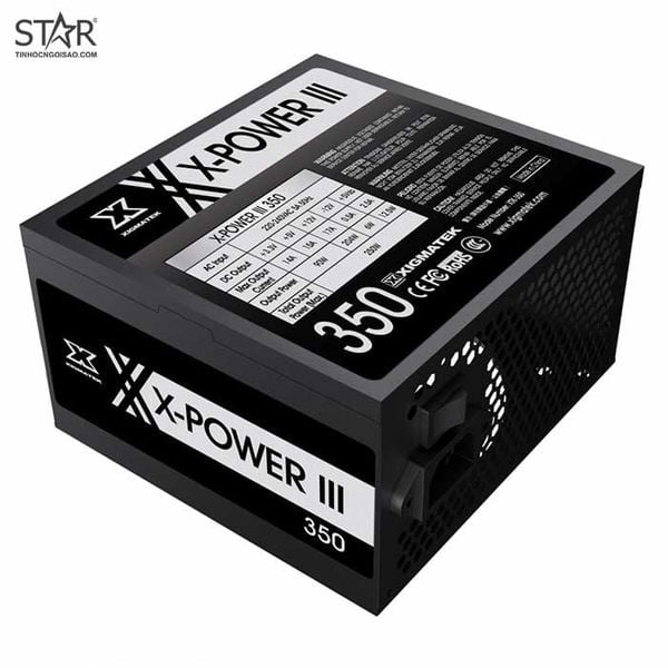  Nguồn máy tính Xigmatek X-Power Iii 350 Box | Non Modular, ATX 
