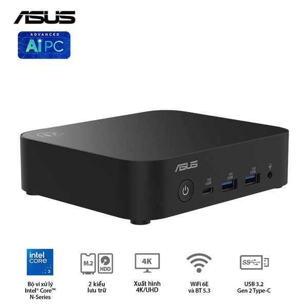  Mini PC ASUS NUC 14 Essential RNUC14MNK355 Intel Core 3 N355 