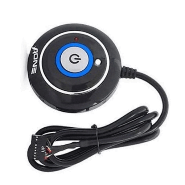 Nút Nguồn Aone Tròn Dán X1 (Có Usb + Adio+ Power + Led) – TINHOCNGOISAO.COM