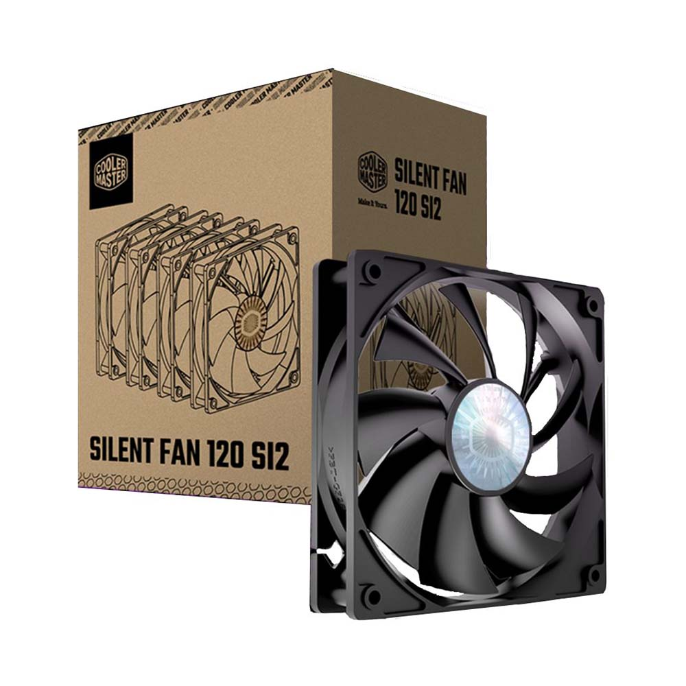 Fan Case Cooler Master Silent Fan 120 SI2 | Bộ 4 fan đen