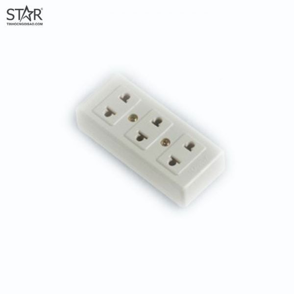  Ổ cắm điện 3 lỗ 10A-220v 