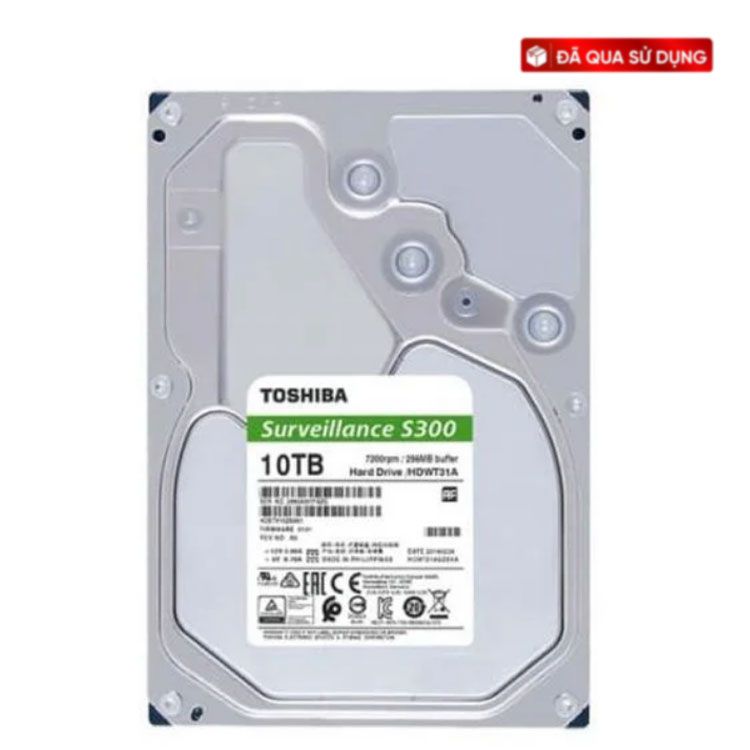 Ổ Cứng HDD 10TB Toshiba Surveillance S300 7200Rpm Sata 3