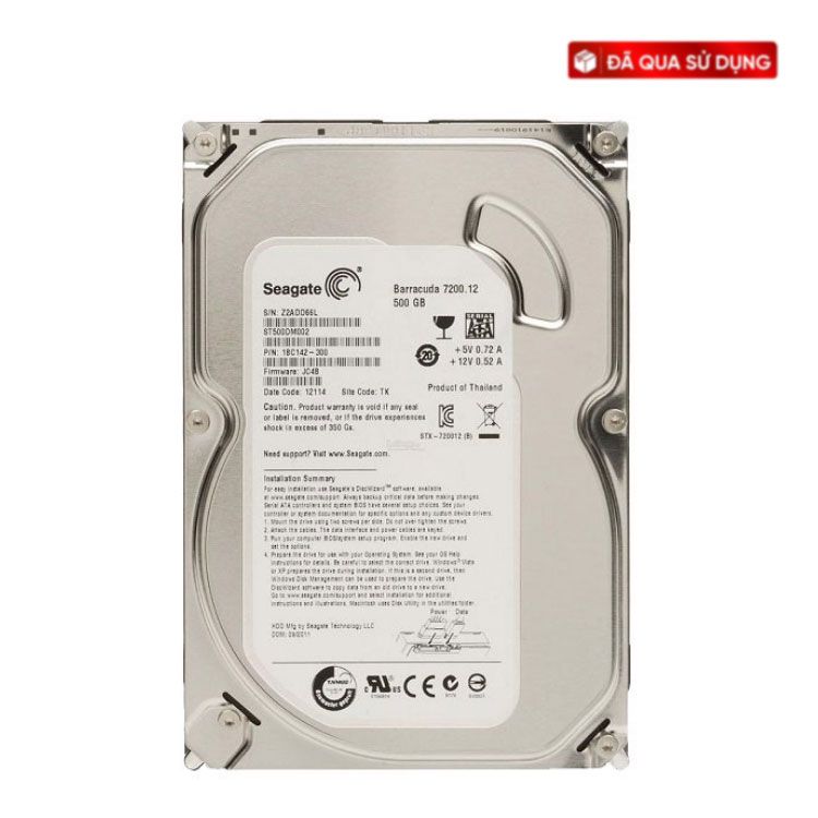 Ổ cứng HDD 500GB Seagate (No Model)