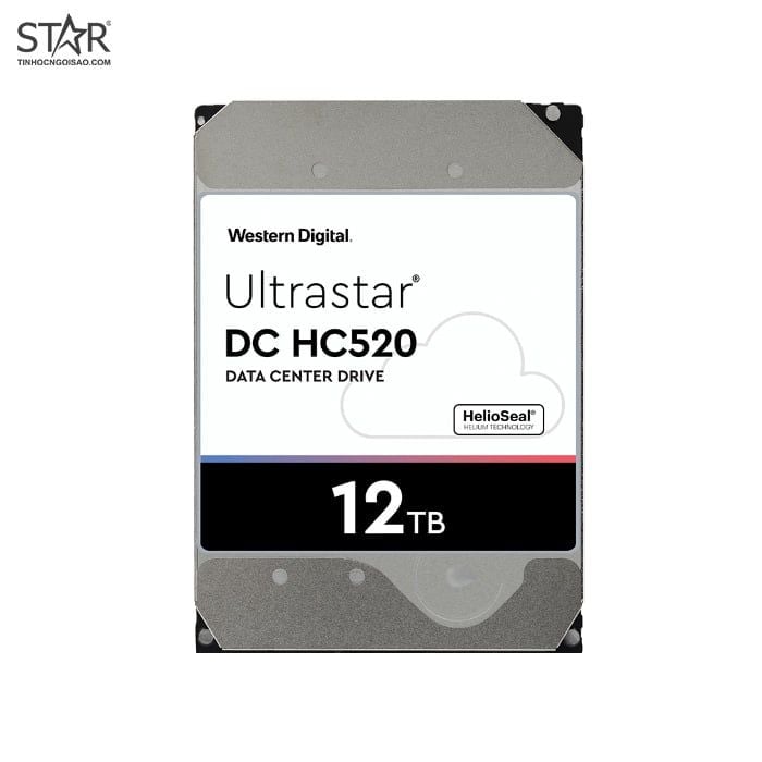 Ổ Cứng HDD 12TB Western Digital Ultrastar DC HC520 (HUH721212ALE604)