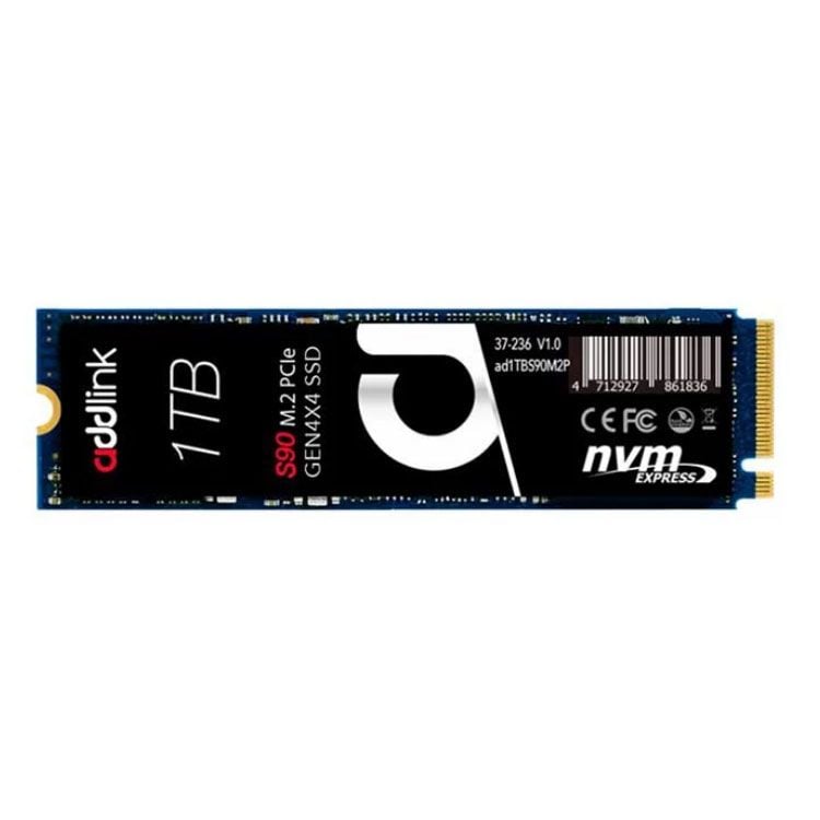 Ổ Cứng SSD 1TB Addlink S90 M.2 2280 PCle Gen4x4 TLC (NVMe 1.3)