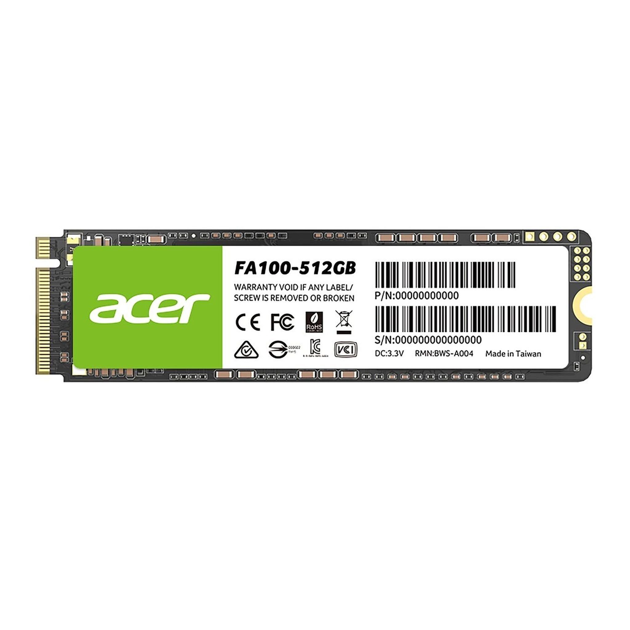 Ổ cứng SSD ACER FA100 512G | M.2 PCIe Gen 3x4
