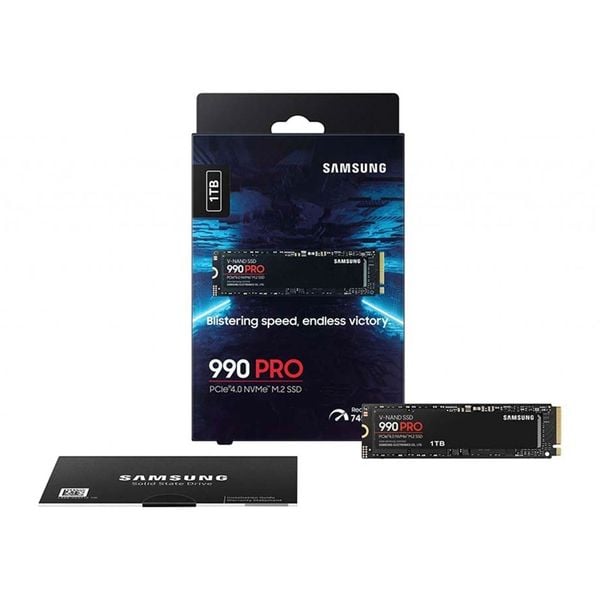  Ổ cứng SSD Samsung 990 PRO 1TB | PCIe Gen4 x4 NVMe, M.2 2280 (MZ-V9P1T0BW) 