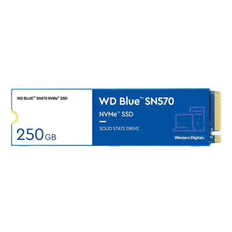 Ổ cứng SSD Western Blue 250GB SN570 NVMe M2 Gen3x4 (WDS250G3B0C)