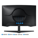  Màn hình Samsung Odyssey G5 G55C QHD LS27CG552EEXXV | 27 inch, 2K, VA, 165Hz, 1ms, HDR10, Freesync, Cong1000R 