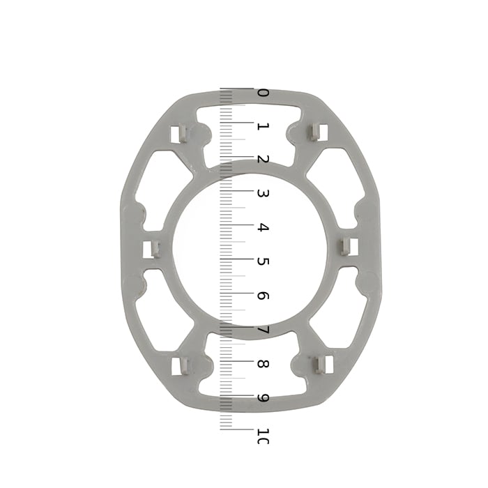 Ốp Tai Nghe Cao Su Bầu Dục 9.5cm (Trắng)