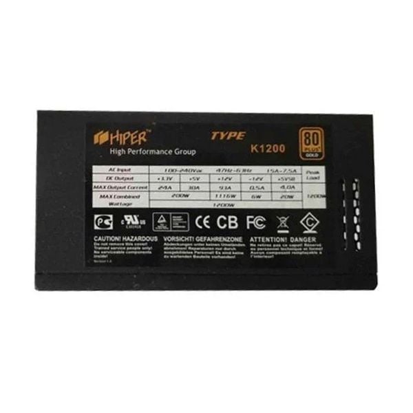  Nguồn Hiper 1200W K1200 80 Plus Gold QSD 