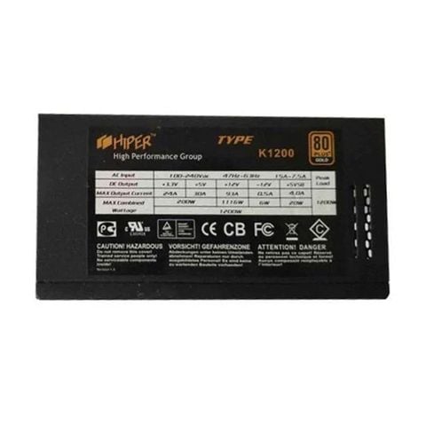 Nguồn Hiper 1200W K1200 80 Plus Gold QSD