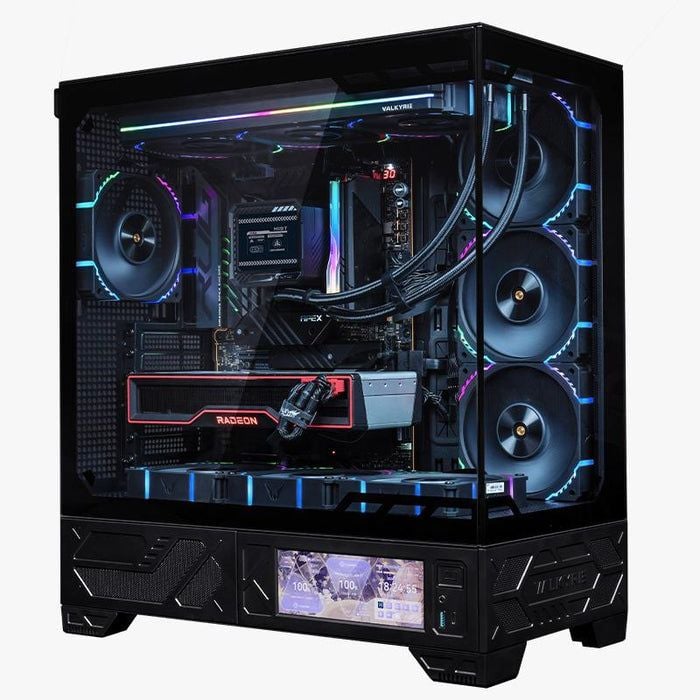 Thùng máy VALKYRIE VK-03 ATX - Black | Màn hình 6.2