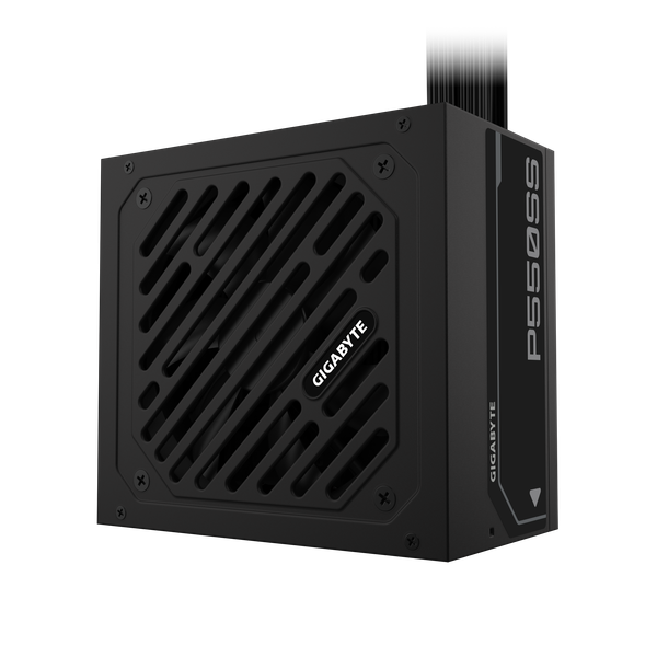  Nguồn máy tính Gigabyte 550W 80 Plus Silver (GP-P550SS) - Đen | Non Modular, ATX 
