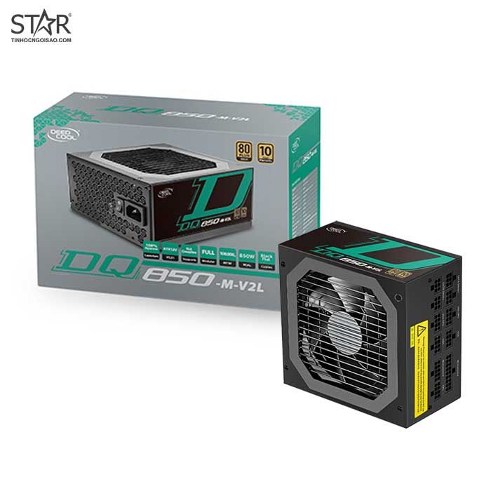 Nguồn Deepcool DQ850 850W 80 Plus Gold Fully Modular (DP-GD-DQ850-M-V2L)