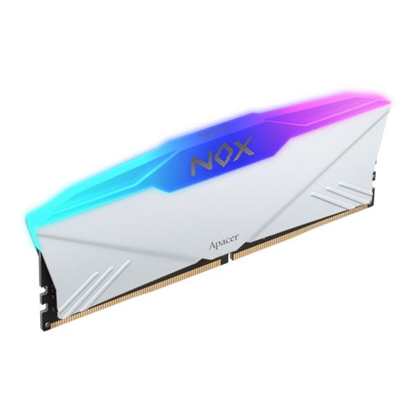  Ram Apacer NOX RGB White 8GB | 1 x 8GB, DDR4, 3200MHz (AH4U08G32C28YNWAA-1) 