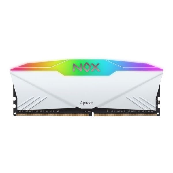  Ram Apacer NOX RGB White 8GB | 1 x 8GB, DDR4, 3200MHz (AH4U08G32C28YNWAA-1) 