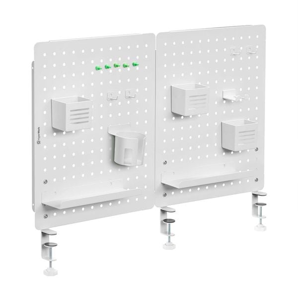  Bảng treo đồ Pegboard HyperWork Aster PG02 | Trắng 