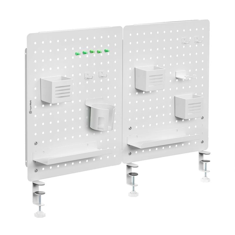 Bảng treo đồ Pegboard HyperWork Aster PG02 | Trắng