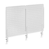  Bảng treo đồ Pegboard HyperWork Aster PG02 | Trắng 
