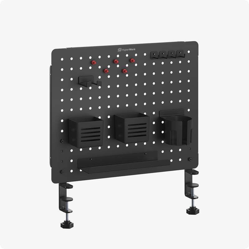 Bảng treo đồ Pegboard HyperWork Aster PG02 | Đen