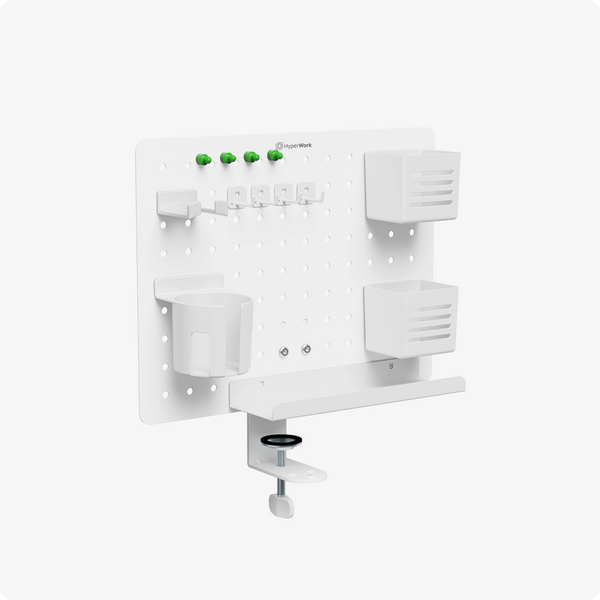  Bảng treo đồ Pegboard xoay HyperWork Omni Board PG03 | Trắng 