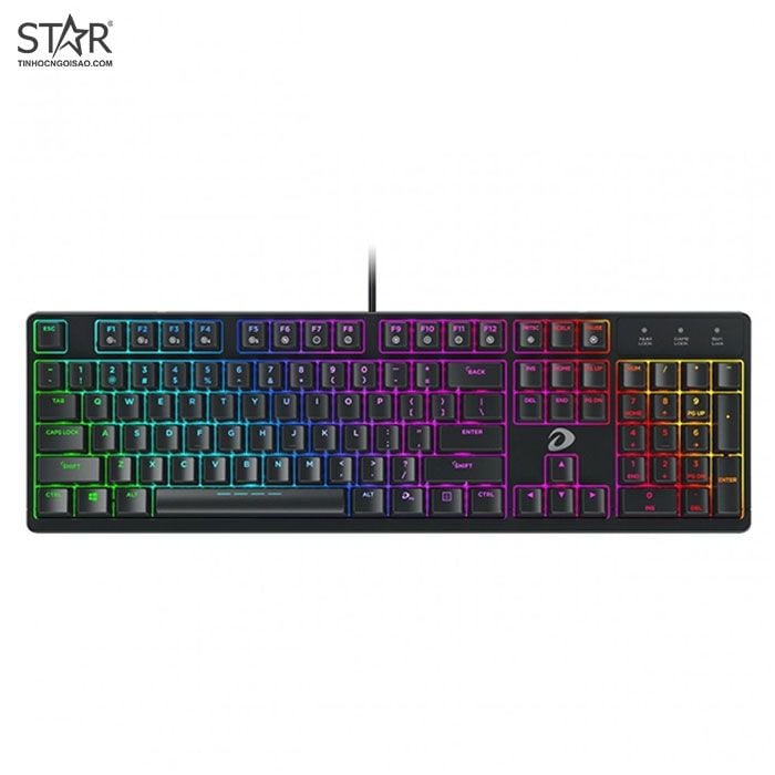 Bàn phím cơ Gaming DareU EK1280 RGB (Blue Switch) - Black