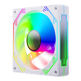  Fan Case Magic Ultra SnowMan Molex - Trắng | Cắm nguồn trực tiếp, RGB, fan lẻ 120mm 