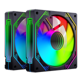  Fan Case Magic Ultra SnowMan ARGB - Black | ARGB, fan lẻ, 120mm 