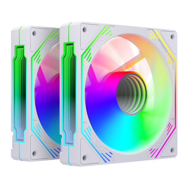  Quạt tản nhiệt PC Magic Ultra SnowMan | Fan lẻ 120mm, RGB, Trắng 