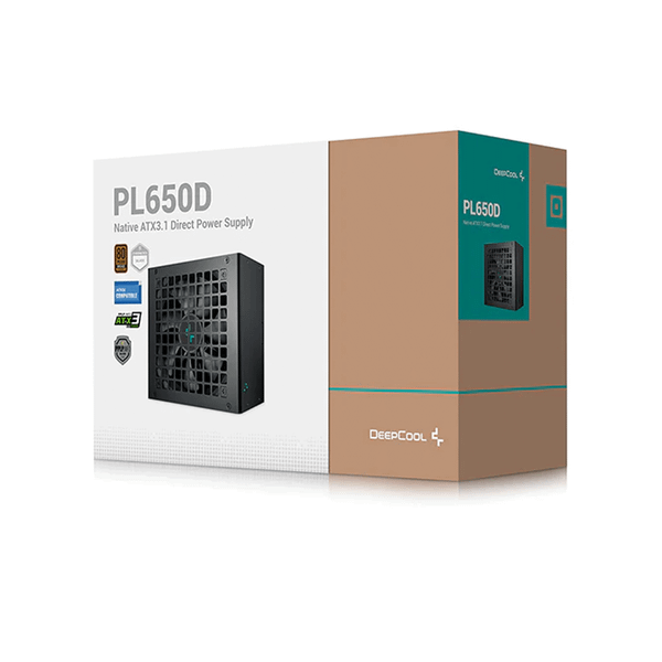  Nguồn máy tính Deepcool 650W PL650D 80 Plus Bronze 230V - Đen | Non Modular, ATX 