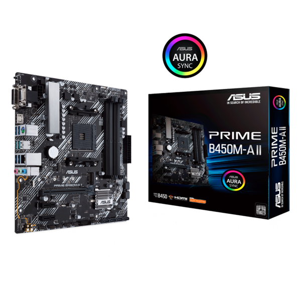  Mainboard ASUS Prime B450M-A II DDR4 | AM4, mATX, 4 khe RAM 