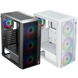  Thùng máy Magic Luxury 4F - Trắng | Kèm sẵn 4 fan 