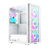  Thùng máy Montech X3 Glass - Trắng | Gắn sẵn 6 fan RGB 
