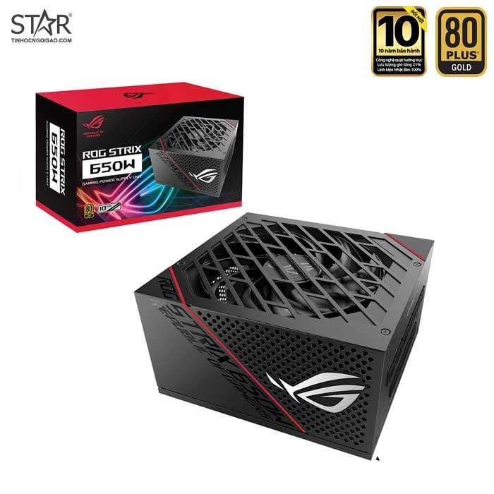 Nguồn Asus ROG Strix 650W 80 Plus Gold Modular (ROG-STRIX-650G)