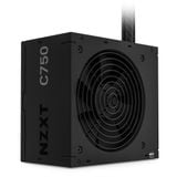  Nguồn NZXT C750 Bronze | 750W, Non Modular, 80 Plus Bronze (PA-7B2BB-EU) 