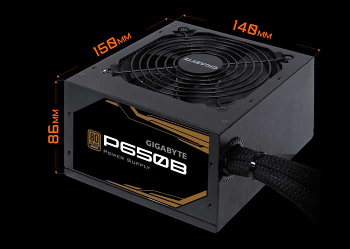 Nguồn Gigabyte GP-P650B 650W 80 Plus Bronze