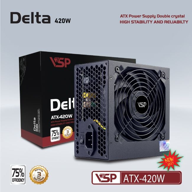 Nguồn VSP Delta ATX 420W | 420W, ATX