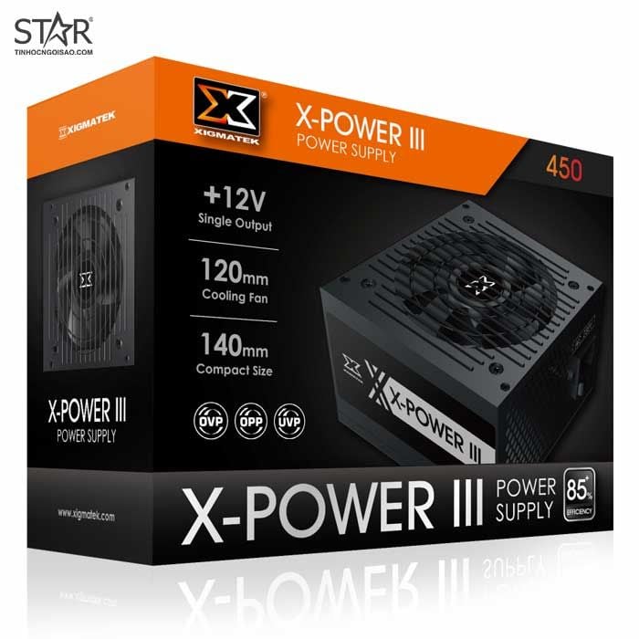 Nguồn Xigmatek 400W X-POWER III X-450 (EN45969)