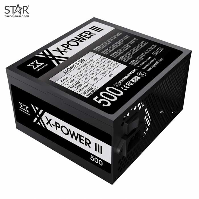 Nguồn Xigmatek 450W X-POWER III X-500 (EN45976)